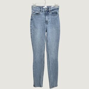 HM Womens High Waisted Skinny Jeans Light Wash Blue Denim Size 2 1124259 8